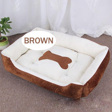 Charger l'image dans la galerie, Bone Pet Bed Warm Pet Products For Small Medium Large Dog Soft Pet Bed For Dogs Washable House For Cat Puppy Cotton Kennel Mat