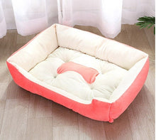 Charger l'image dans la galerie, Bone Pet Bed Warm Pet Products For Small Medium Large Dog Soft Pet Bed For Dogs Washable House For Cat Puppy Cotton Kennel Mat