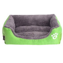 Charger l'image dans la galerie, S-3XL Fleece Dog Bed Paw Pattren Waterproof Bottom Pet Sofa Mat Warm Dog Beds For Large Dogs Dropshipping cama perro