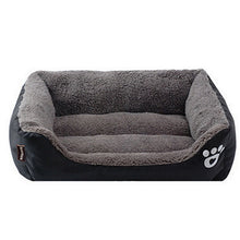 Charger l'image dans la galerie, S-3XL Fleece Dog Bed Paw Pattren Waterproof Bottom Pet Sofa Mat Warm Dog Beds For Large Dogs Dropshipping cama perro