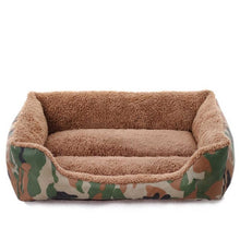 Charger l'image dans la galerie, S-3XL Fleece Dog Bed Paw Pattren Waterproof Bottom Pet Sofa Mat Warm Dog Beds For Large Dogs Dropshipping cama perro