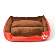 Charger l'image dans la galerie, S-3XL Fleece Dog Bed Paw Pattren Waterproof Bottom Pet Sofa Mat Warm Dog Beds For Large Dogs Dropshipping cama perro