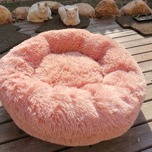 Charger l'image dans la galerie, VIP LINK - Dog Long Plush Dounts Beds Calming Bed Hondenmand Pet Kennel Super Soft Fluffy Comfortable for Large Dog / Cat House