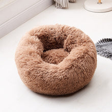 Charger l'image dans la galerie, VIP LINK - Dog Long Plush Dounts Beds Calming Bed Hondenmand Pet Kennel Super Soft Fluffy Comfortable for Large Dog / Cat House