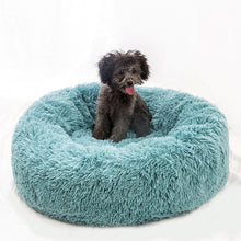 Charger l'image dans la galerie, VIP LINK - Dog Long Plush Dounts Beds Calming Bed Hondenmand Pet Kennel Super Soft Fluffy Comfortable for Large Dog / Cat House