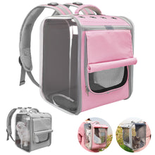 Charger l'image dans la galerie, Pet Carrier For Dogs Cat Breathable Dog Backpack Cat Carrier Carrying Bag Portable Dog Outdoor Travel Bag for Yorkie Chihuahua