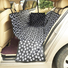 Charger l'image dans la galerie, Pet Carriers Oxford Waterproof Dog Car Seat Cover Pet Car Back Seat Dog Carrier Paw Pattern Pet Mat Hammock Cushion Protector