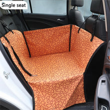 Charger l'image dans la galerie, Pet Carriers Oxford Waterproof Dog Car Seat Cover Pet Car Back Seat Dog Carrier Paw Pattern Pet Mat Hammock Cushion Protector