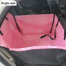 Charger l'image dans la galerie, Pet Carriers Oxford Waterproof Dog Car Seat Cover Pet Car Back Seat Dog Carrier Paw Pattern Pet Mat Hammock Cushion Protector