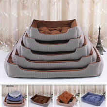 Charger l'image dans la galerie, 6 Size Pet Bed Dog Warm Pad Winter Mat Striped Pet Products Small Medium Large Big Size Easy to Clean Kennel Waterproof Pet Nest