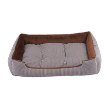 Charger l'image dans la galerie, 6 Size Pet Bed Dog Warm Pad Winter Mat Striped Pet Products Small Medium Large Big Size Easy to Clean Kennel Waterproof Pet Nest
