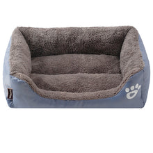 Charger l'image dans la galerie, Waterproof Bottom Soft Fleece Warm Cat Bed House Cama Perro S-3XL 10 Colors Paw Pet Sofa  Beds Pet Bed House