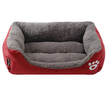 Charger l'image dans la galerie, Waterproof Bottom Soft Fleece Warm Cat Bed House Cama Perro S-3XL 10 Colors Paw Pet Sofa  Beds Pet Bed House