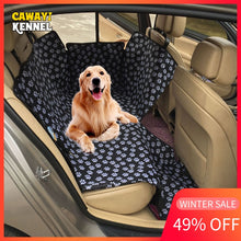 Charger l'image dans la galerie, CAWAYI KENNEL Dog Carriers Waterproof Rear Back Pet Dog Car Seat Cover Mats Hammock Protector with Safety Belt Transportin Perro