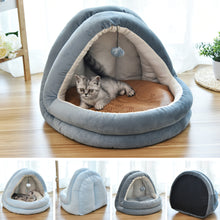 Charger l'image dans la galerie, Pet Warm Soft Sleeping Bed Cushion Pads For Cats Dogs Non-slip Breathable Cat House Pet Supplies Pet Cat Dog Nest House Mat M/L