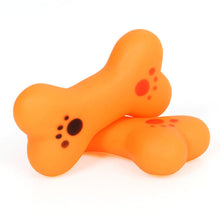 Charger l'image dans la galerie, Resistant To Bite Bone Dog Toy Puppy Molars Rubber Ball Play For Teeth Training Thermal Plastic Rubber Pet Dog Toys Squeaking