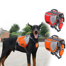 Charger l'image dans la galerie, TAILUP Pet Outdoor Backpack Large Dog Reflective Adjustable Saddle Bag Harness Carrier For Traveling Hiking Camping Safety