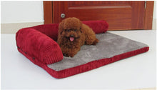 Charger l'image dans la galerie, Luxury Large Dog Bed Sofa Dog Cat Pet Cushion For Big Dogs Washable Nest Cat Teddy Puppy Mat Kennel Square Pillow Pet House