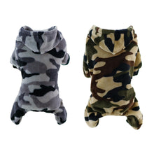 Charger l'image dans la galerie, 100% Fleece Waterproof Dog Coat Winter Puppy Clothes Camo Pattern Small Dog Jacket Chihuahua Yorkie Clothing S-XXL